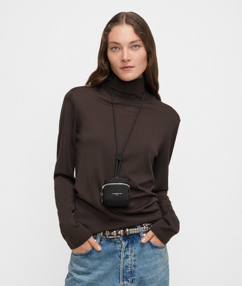 Liebeskind Nylon Pouch Pendant - Schwarz