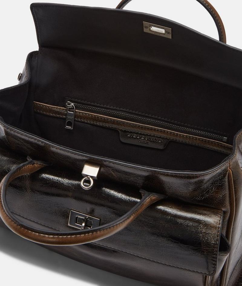 Liebeskind Archive Gloria Ii Satchel M - Dunkelbraun