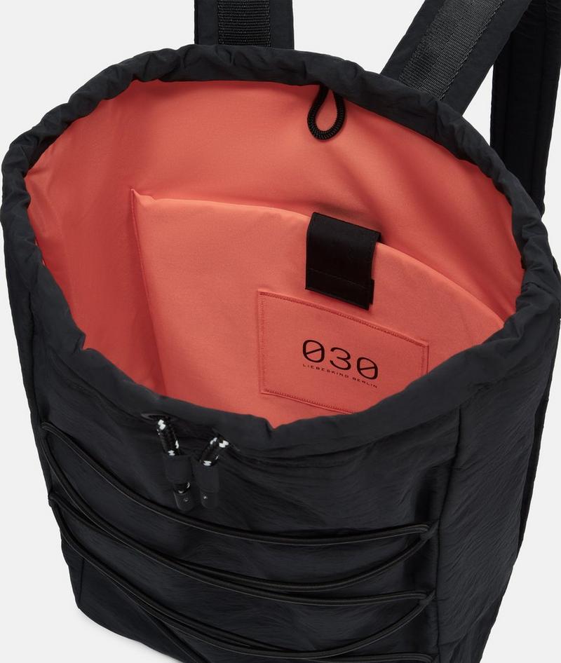 Liebeskind Nylon Backpack L - Schwarz