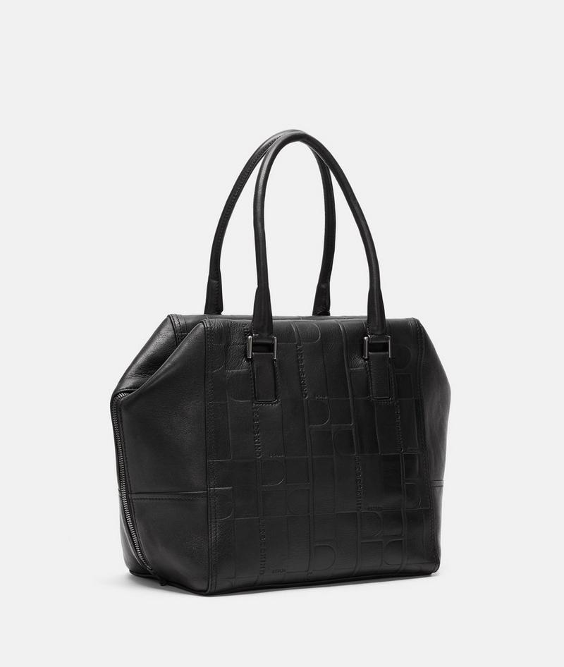 Liebeskind Monogram Kayla Satchel M - Schwarz