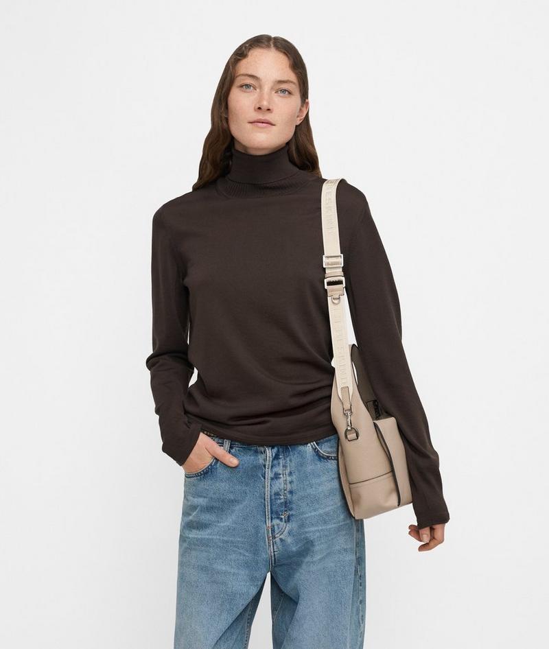 Liebeskind Schultergurt Mit Logo - Helles Beige