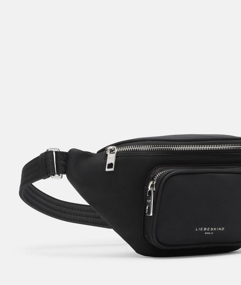 Liebeskind Nylon Lila Belt-bag M - Schwarz