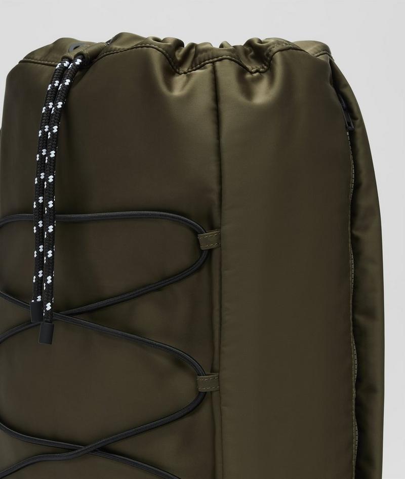 Liebeskind Nylon Backpack L - Olivgrün