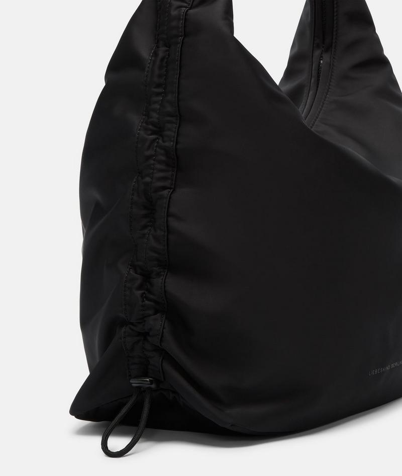 Liebeskind Nylon Hobo L - Schwarz