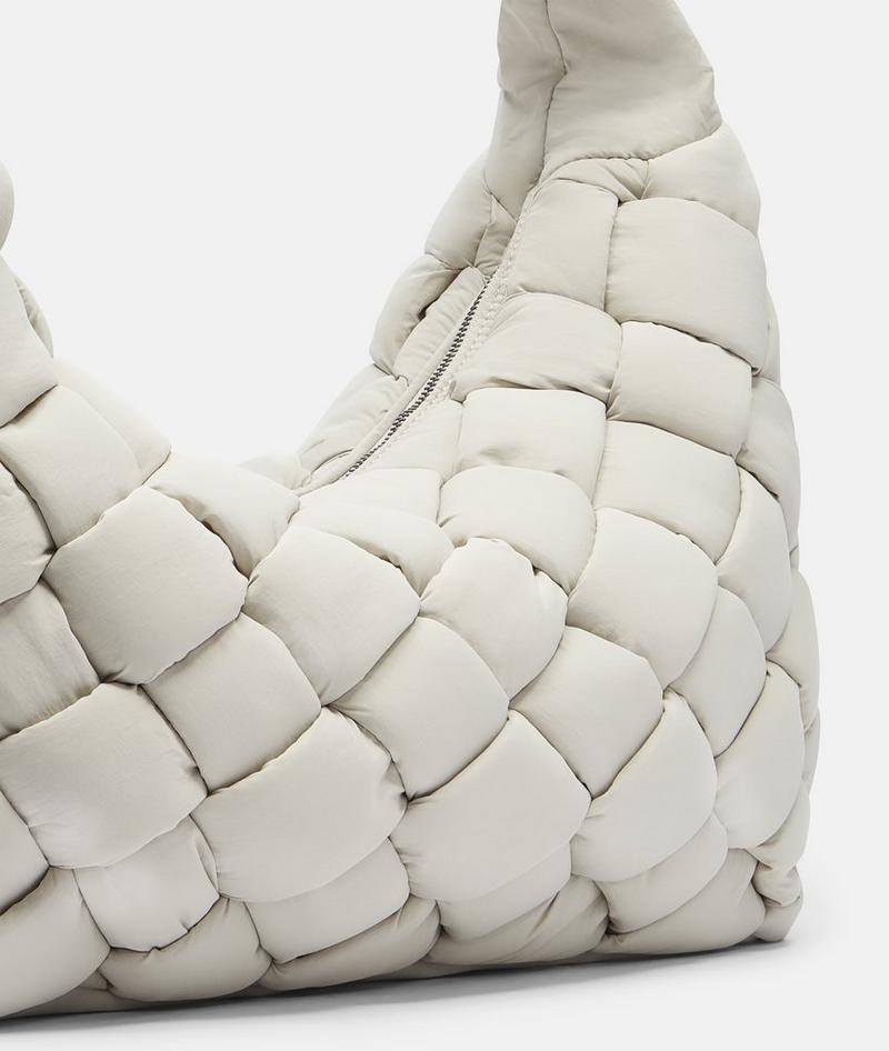 Liebeskind Nylon Bo Hobo L - Hellgrau